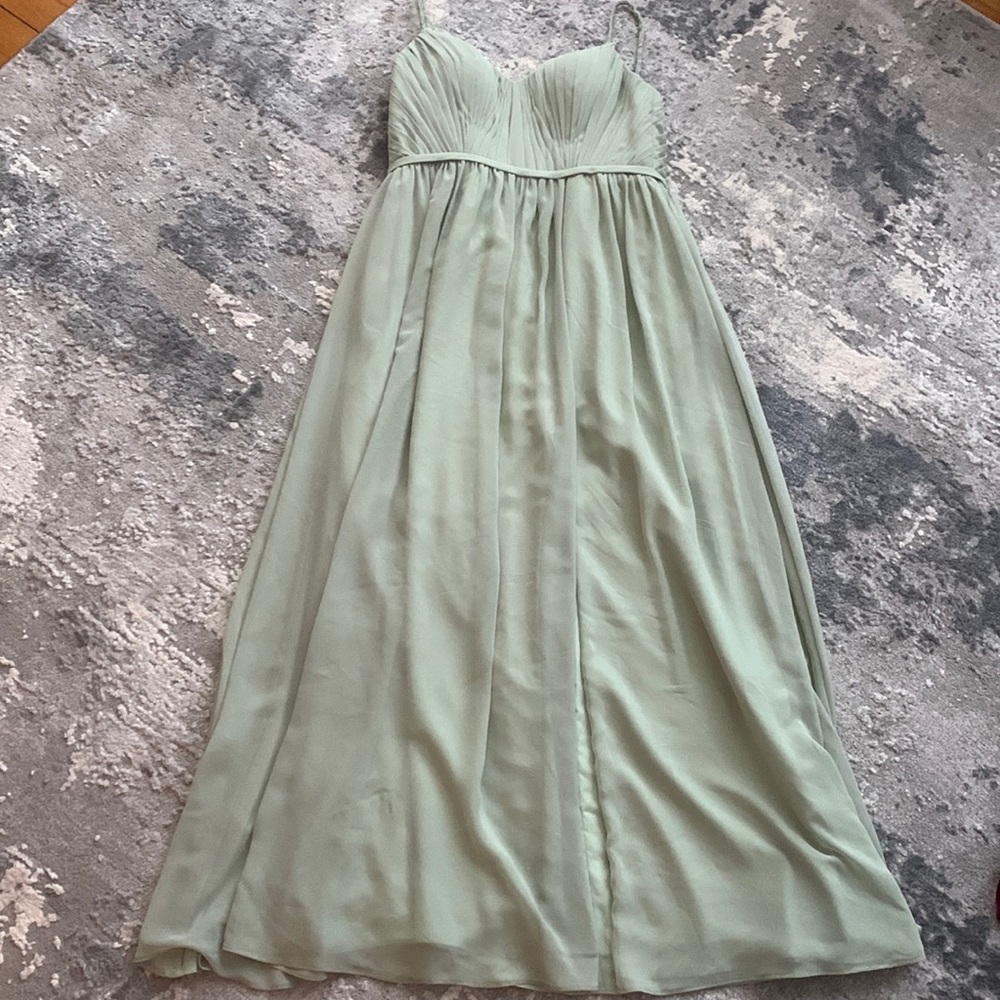 Sage Green Azazie Bridesmaids Dress